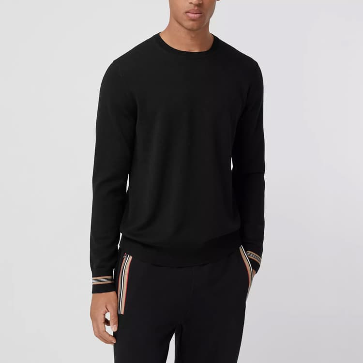 Джемпер тонкой вязки в полоску Burberry Icon Stripe