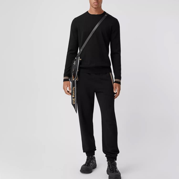 Джемпер тонкой вязки в полоску Burberry Icon Stripe