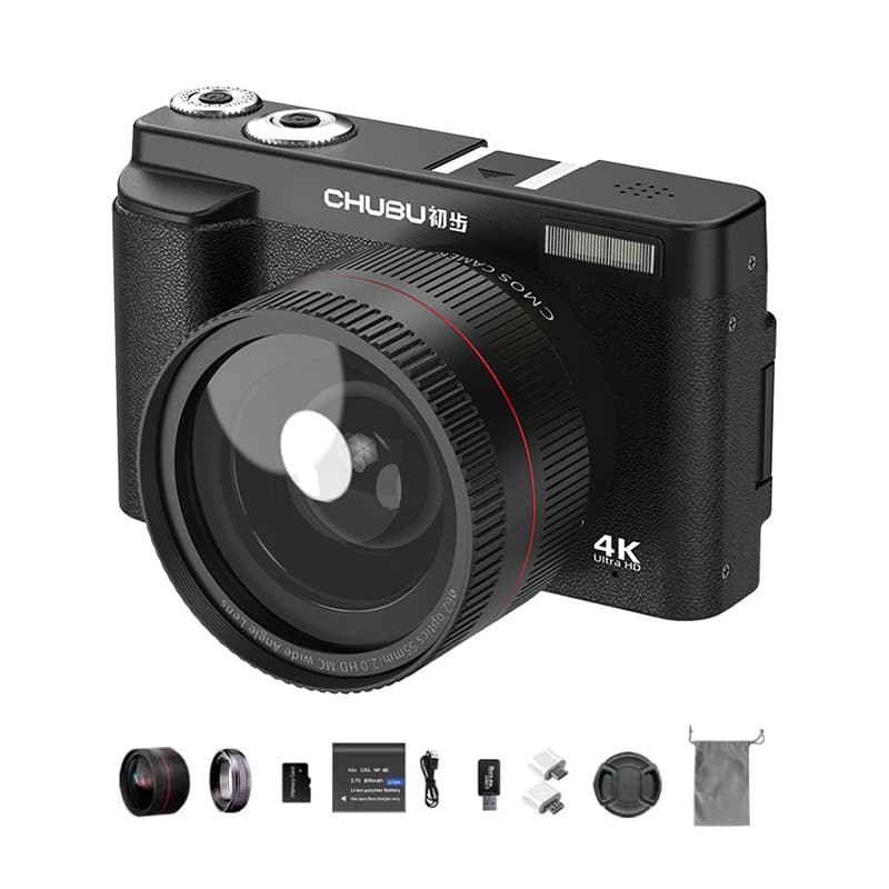 Предварительные цифровые камеры DC 101 L AF, белые, для студентов, кампуса, начального уровня, видеоблог, селфи, 4K HD, высокое разрешение