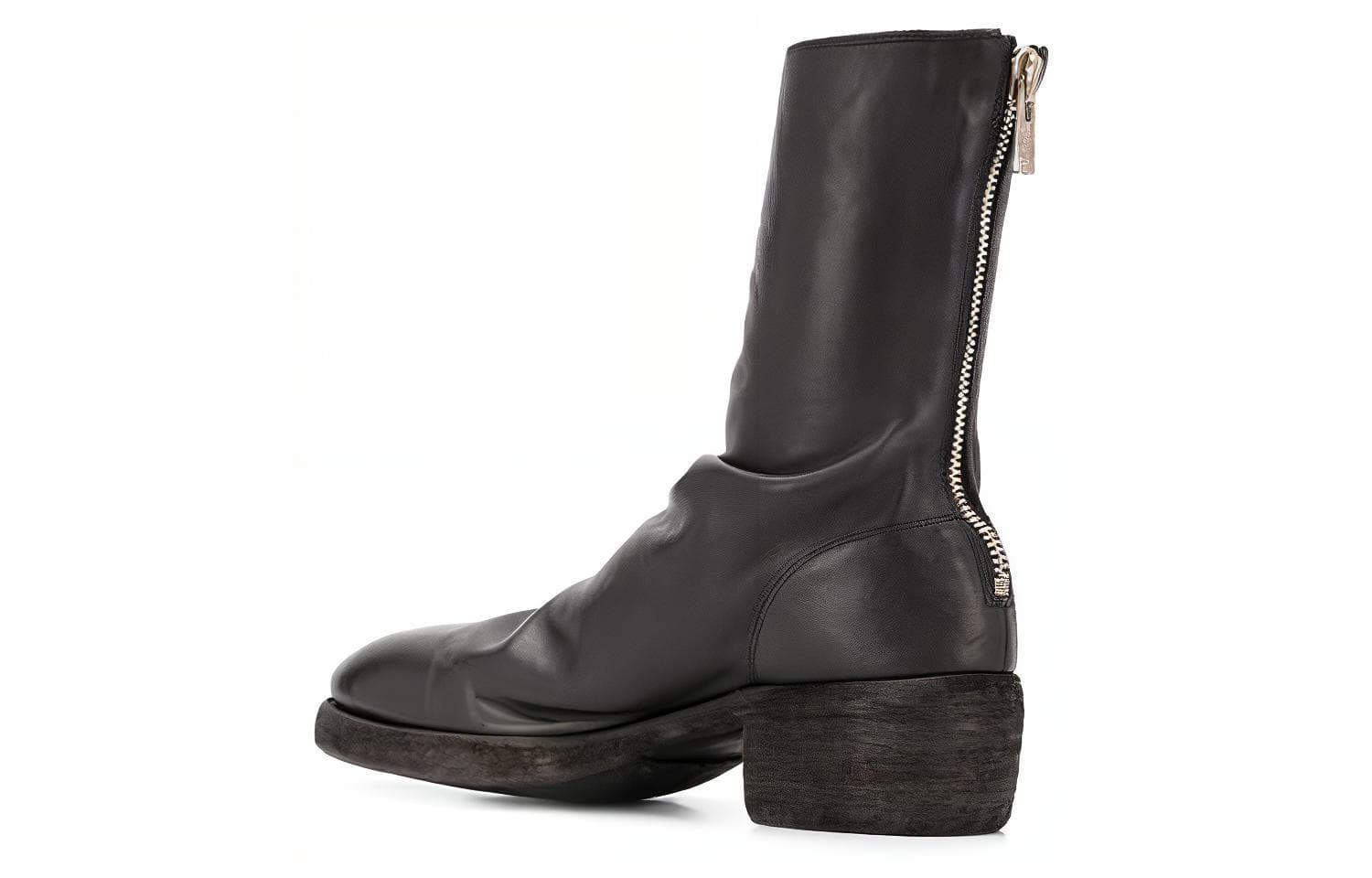 GUIDI Сапоги до колена женские черные