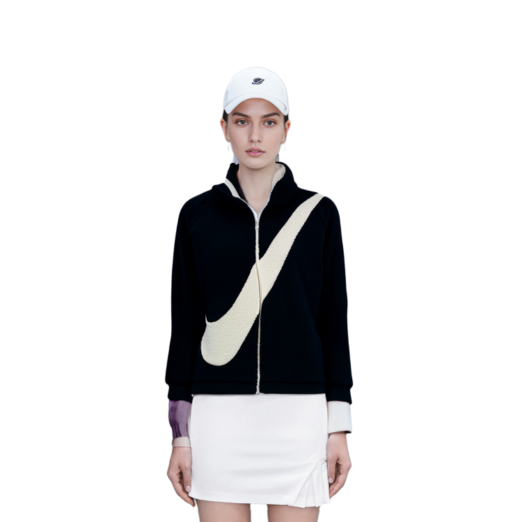 Куртка Nike весенняя женская черная