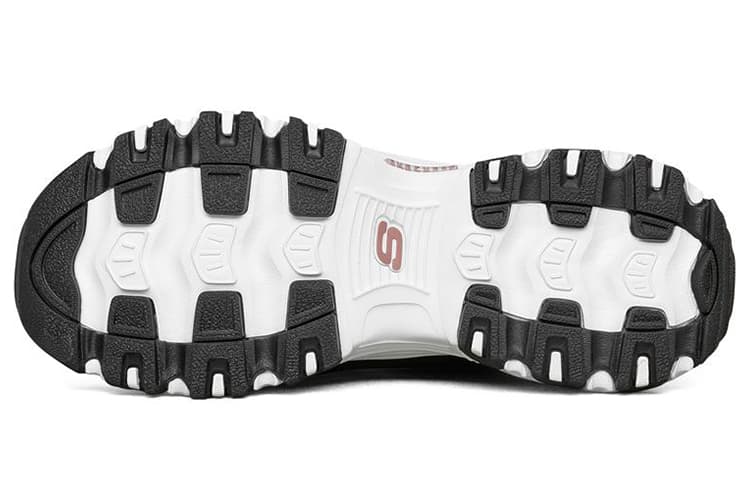 Женские кроссовки Skechers D'lites 1.0 "Черный цветочный"