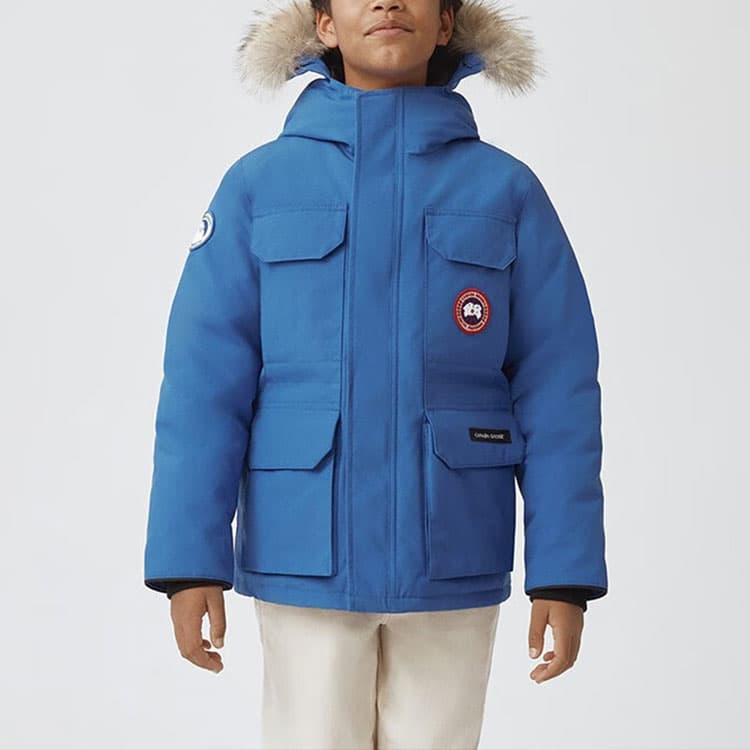 Пуховик Canada Goose Синий Детский