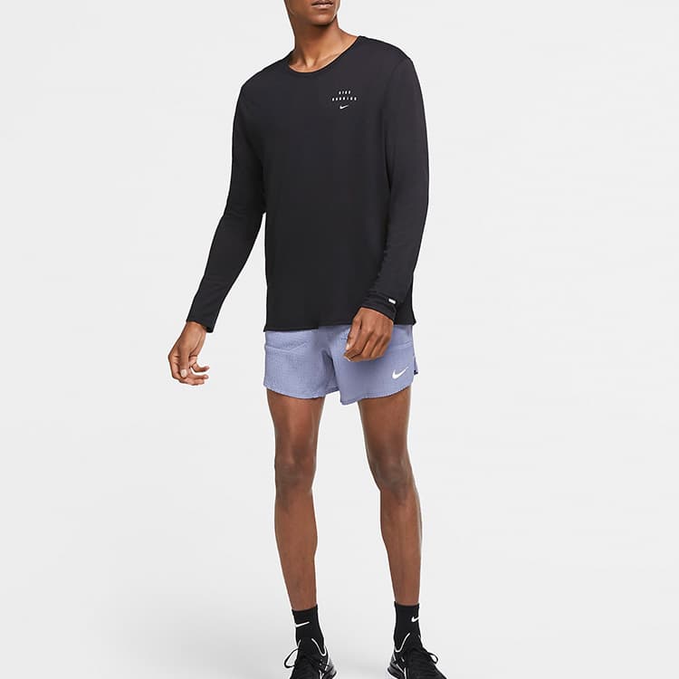 Мужская футболка для бега Nike черная