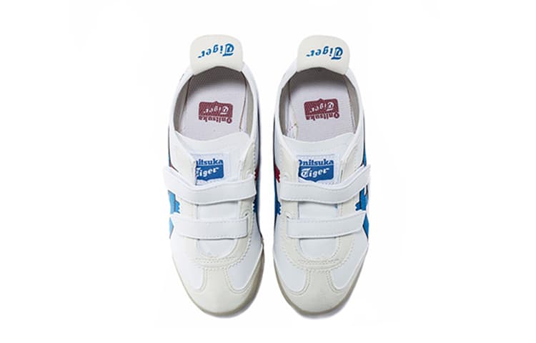 Onitsuka Tiger MEXICO 66 Спортивная повседневная обувь с низким берцем Белый Синий Красный Дети в возрасте 3-7 лет