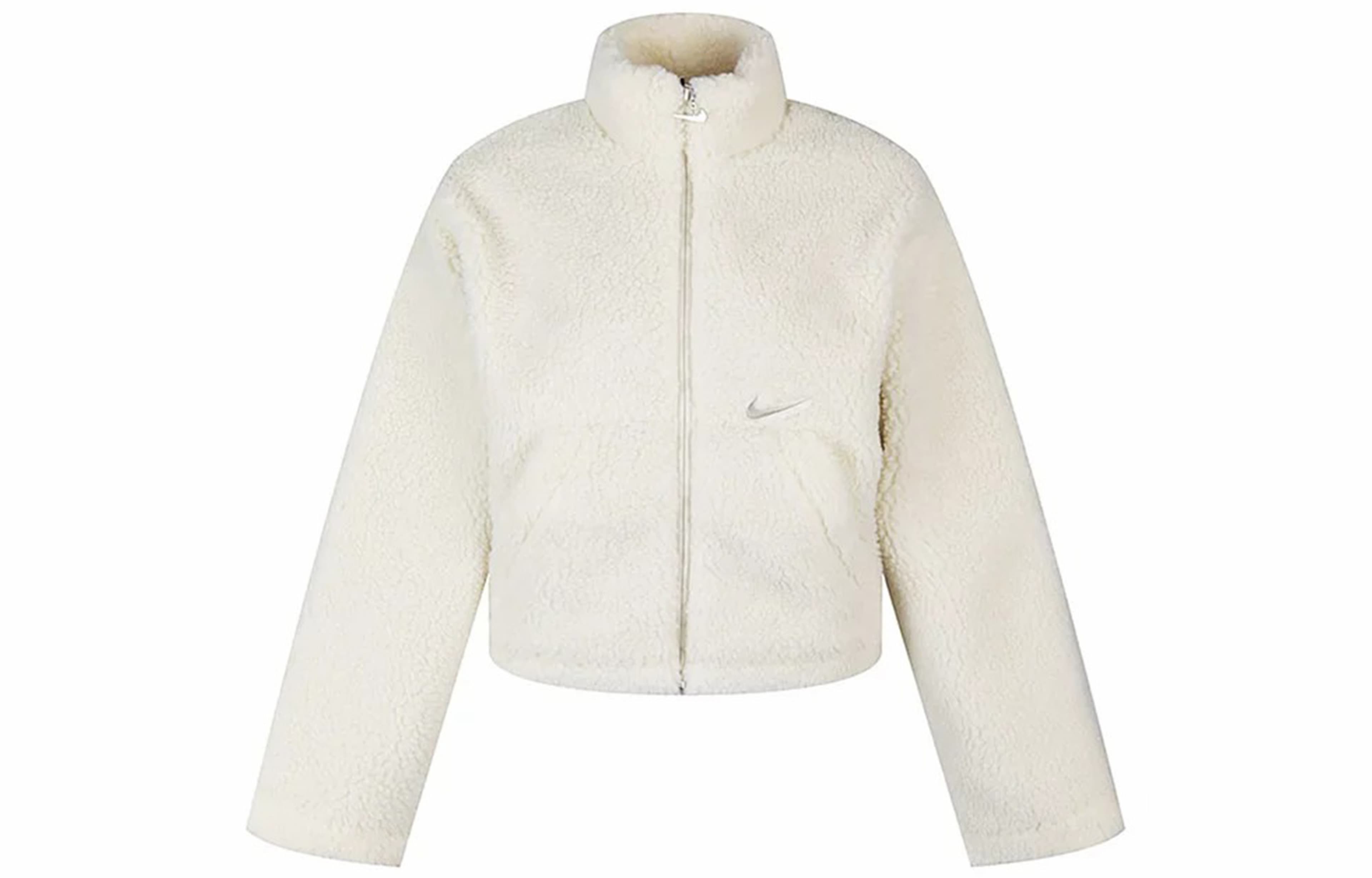 Nike Velvet Jackets Women's White
