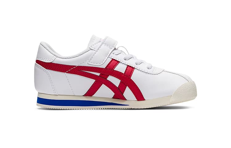 Onitsuka Tiger Corsair, устойчивая к истиранию низкая детская повседневная обувь для детей в возрасте от 3 до 7 лет