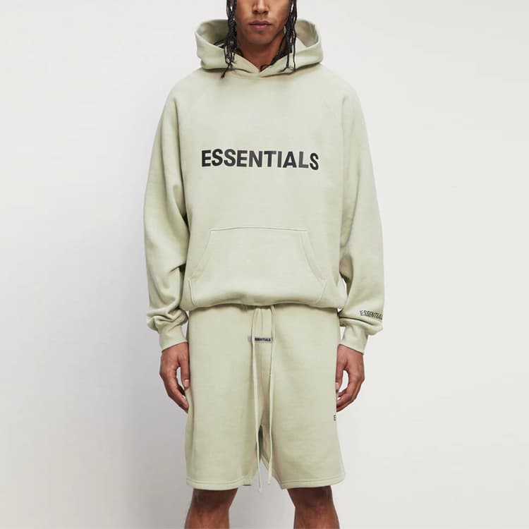 Пуловер с капюшоном Fear Of God Essentials и аппликацией логотипа