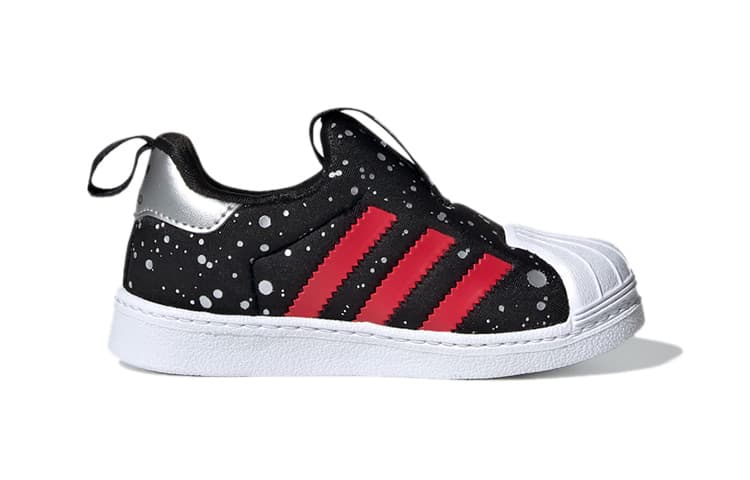 Adidas Originals SUPERSTAR 360 Superstar Collection 360 I Низкие кроссовки для малышей Черный Красный Для младенцев и малышей