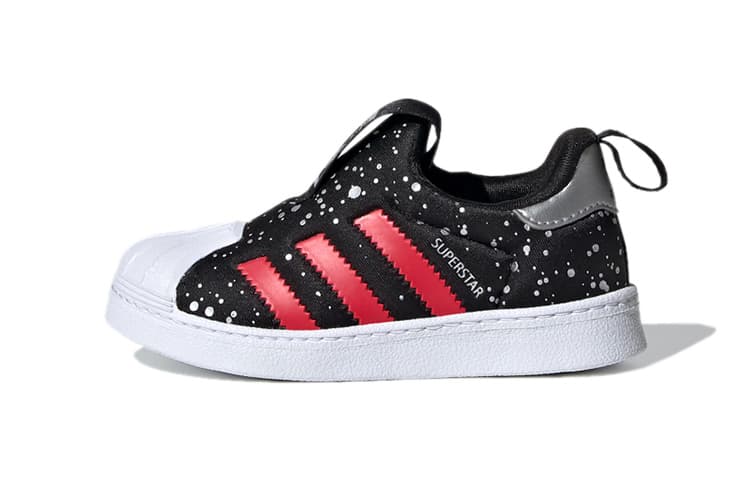 Adidas Originals SUPERSTAR 360 Superstar Collection 360 I Low Top Toddler Shoes Black Red Infant And Toddler