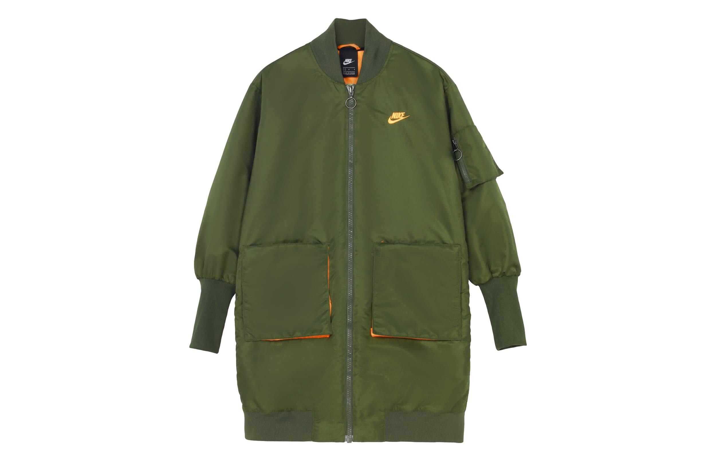 Nike Puffer Jacket Women's Canvas Olive Green