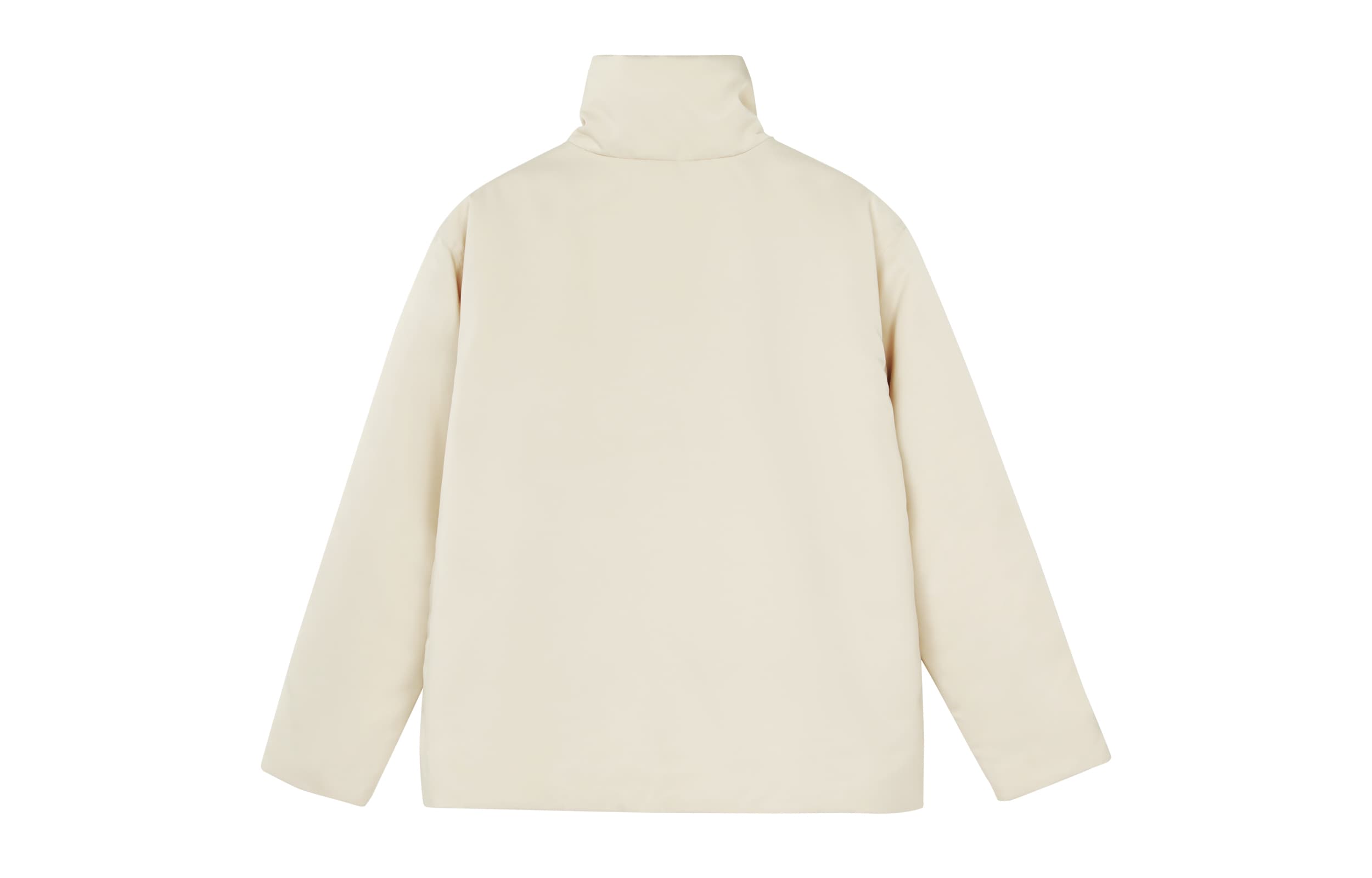 Зимняя женская куртка-пуховик Nike овсяная