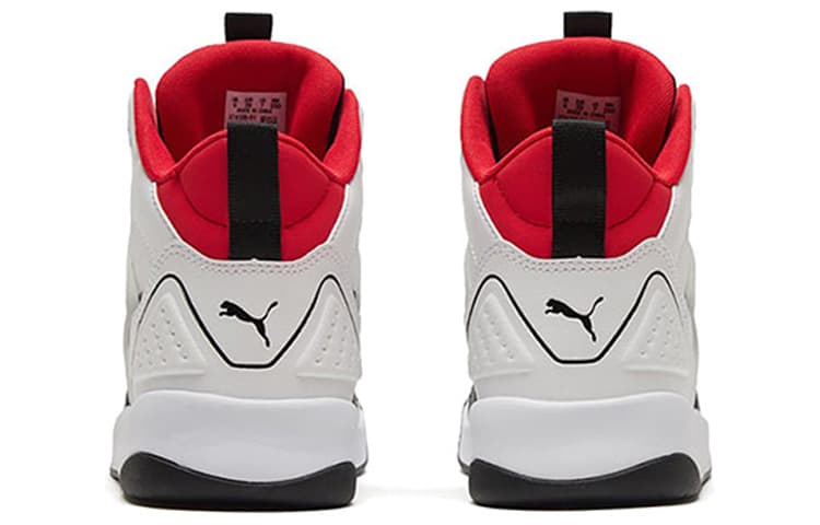 PUMA Backcourt Mid 'White Black Red'