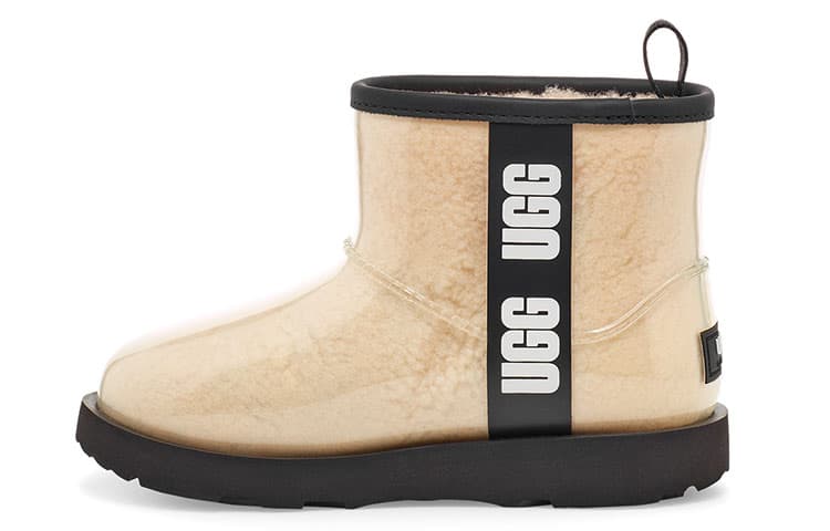 UGG Classic Clear Mini II Boot Natural Black Kids