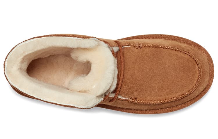 Коричневые женские UGG Diara со шнуровкой на флисовой подкладке