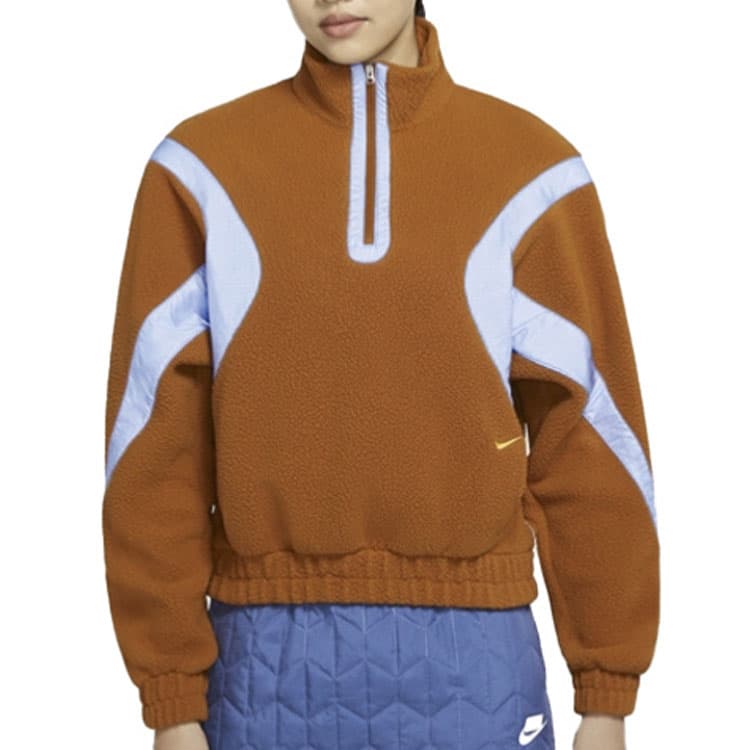 Женские куртки Nike светло-коричневого цвета