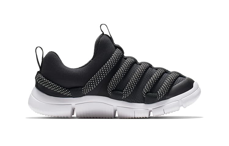 Нескользящие амортизаторы Nike Novice, спортивная повседневная обувь с низким берцем, черно-белая, для детей от 3 до 7 лет