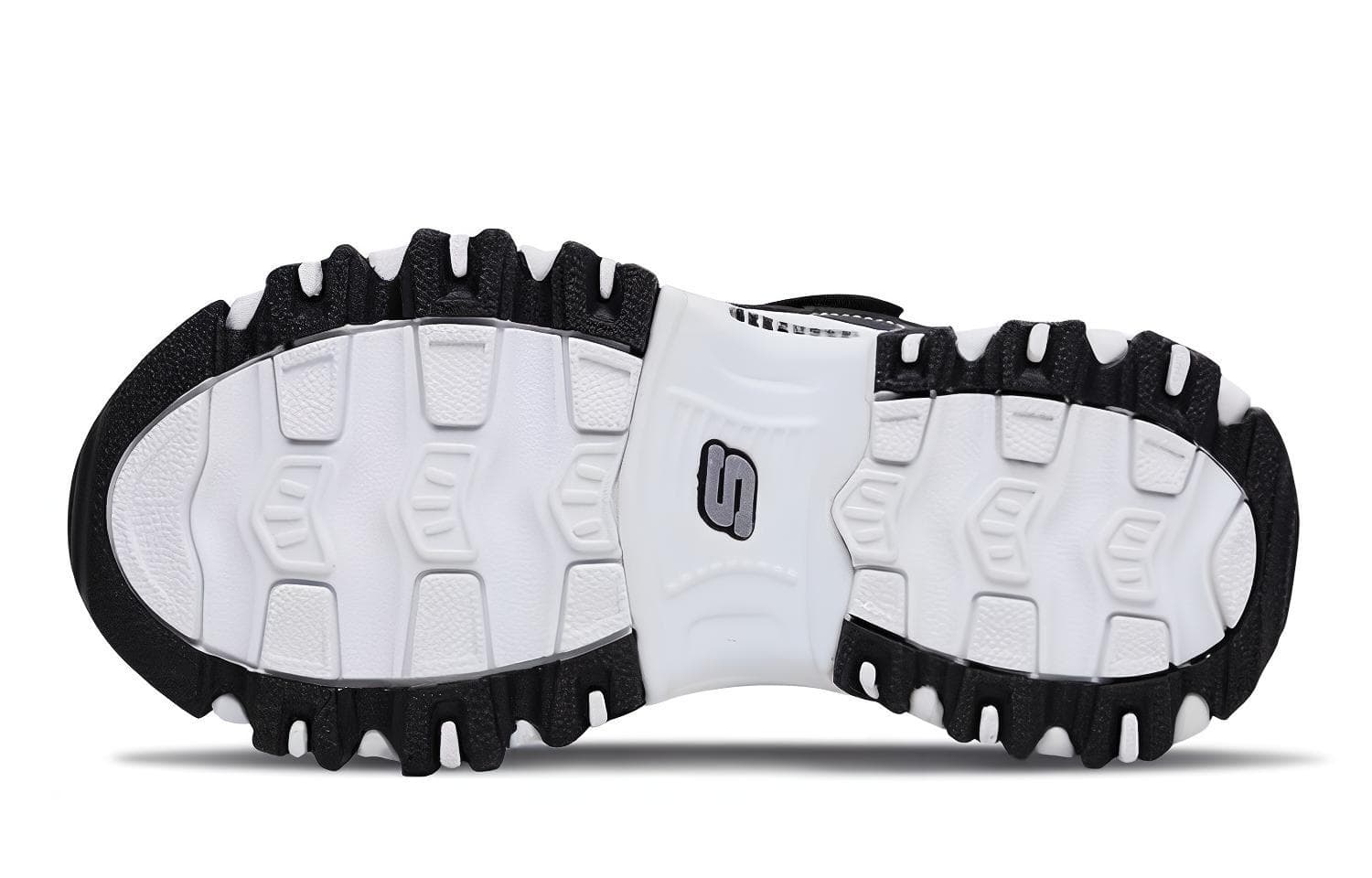 Skechers, устойчивая к ударам и истиранию низкая детская обувь для повседневной жизни, черный, белый цвет