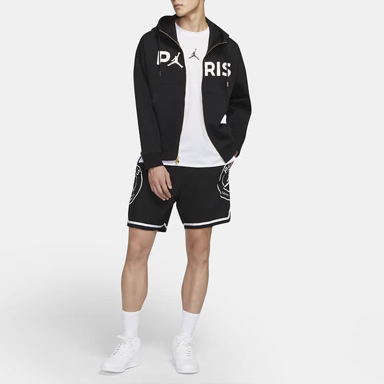 Флисовая толстовка с молнией и полной молнией Jordan X Psg Paris Saint Germain Travel