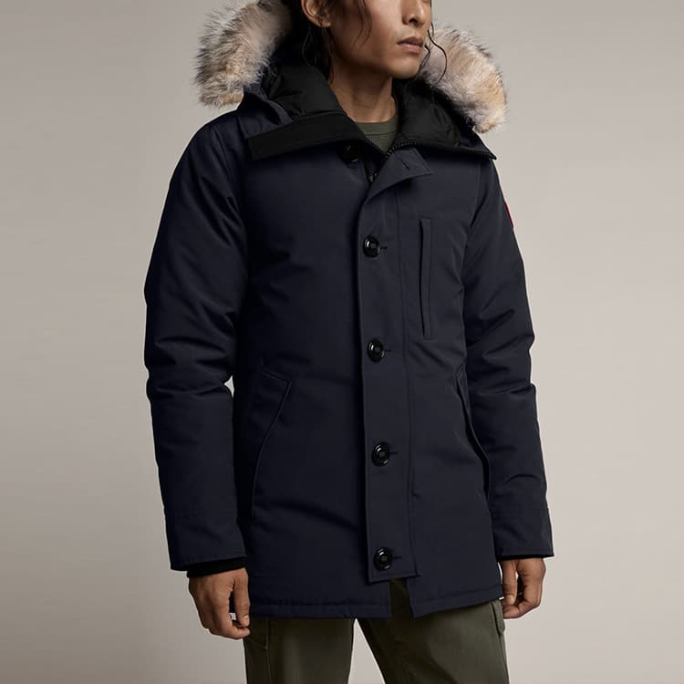 Зимний мужской пуховик Canada Goose Chateau Series темно-синий
