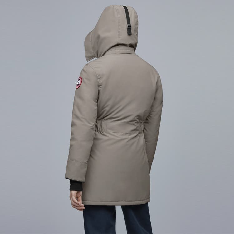 Пуховик Canada Goose Trillium Parka, зимнее женское лаймово-серое пальто
