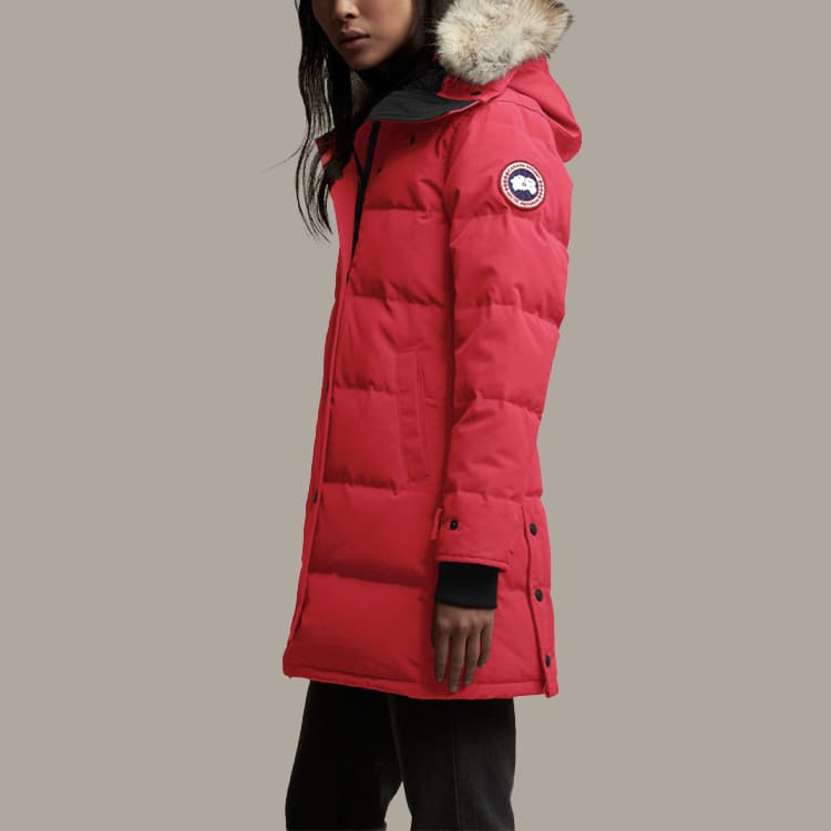 Canada Goose Shelburne Series Пуховик Парка Пальто Женский Красный