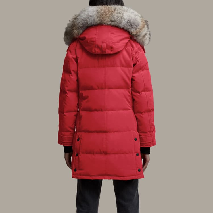 Canada Goose Shelburne Series Пуховик Парка Пальто Женский Красный