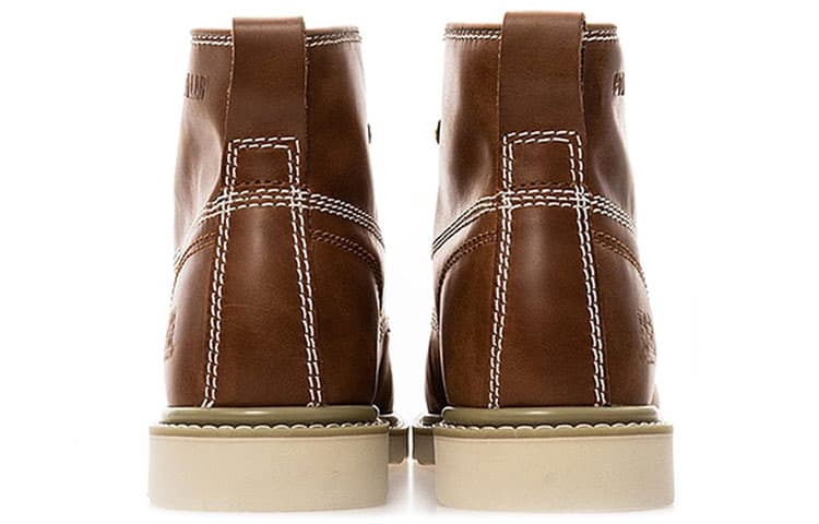 CAT Glenrock, устойчивые к истиранию средней степени, нескользящие уличные сапоги до колена, мужские коричнево-желтые