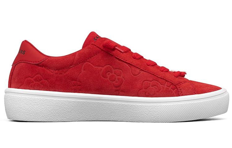 Женские кроссовки Skechers Goldie 2.0 X Hello Kitty «красные»