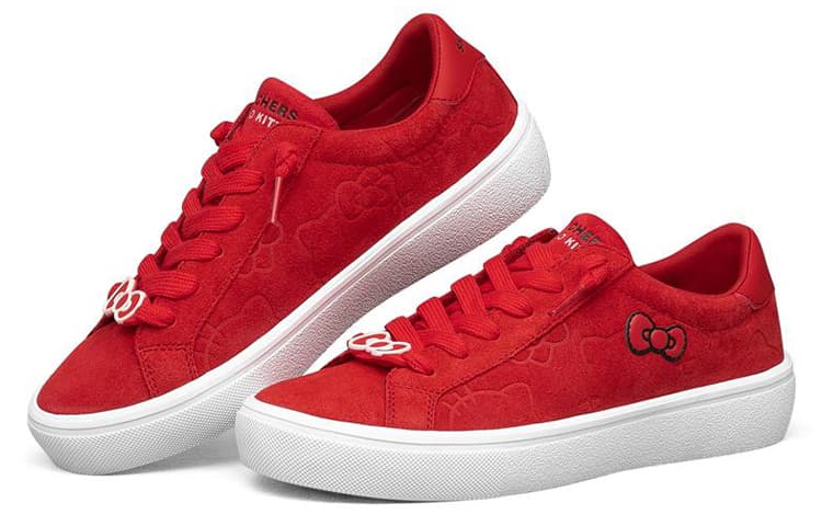 Женские кроссовки Skechers Goldie 2.0 X Hello Kitty «красные»