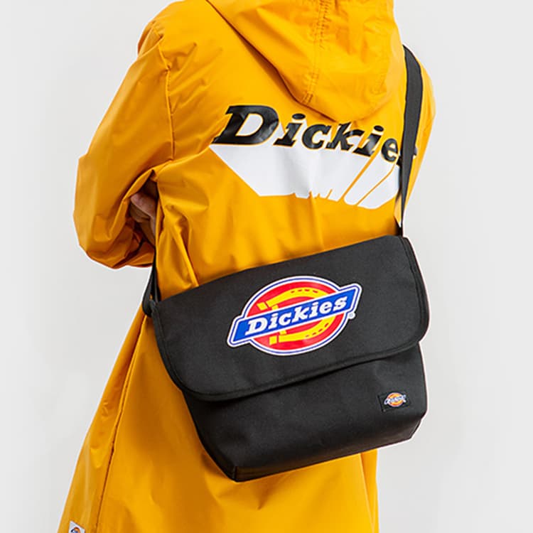 Сумка-мессенджер из полиэстера Dickies, сумка через плечо, сумка через плечо унисекс, черная