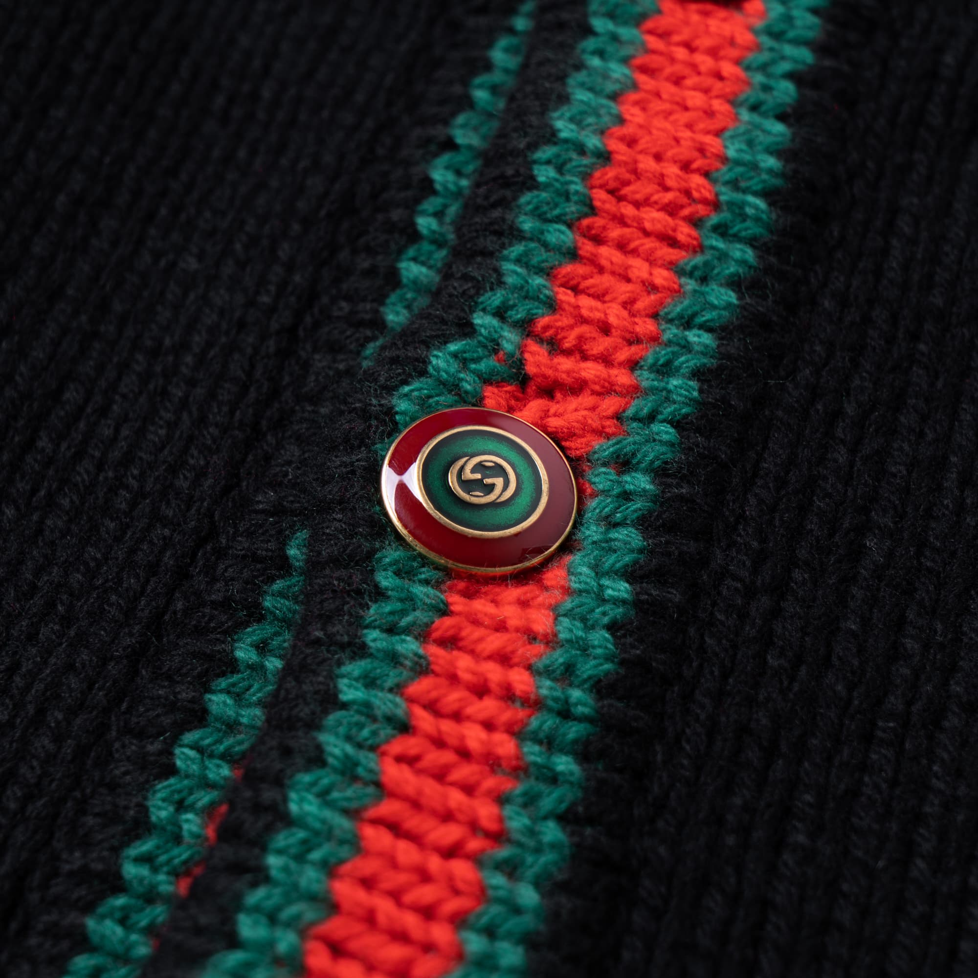 Кардиган оверсайз косой вязки GUCCI