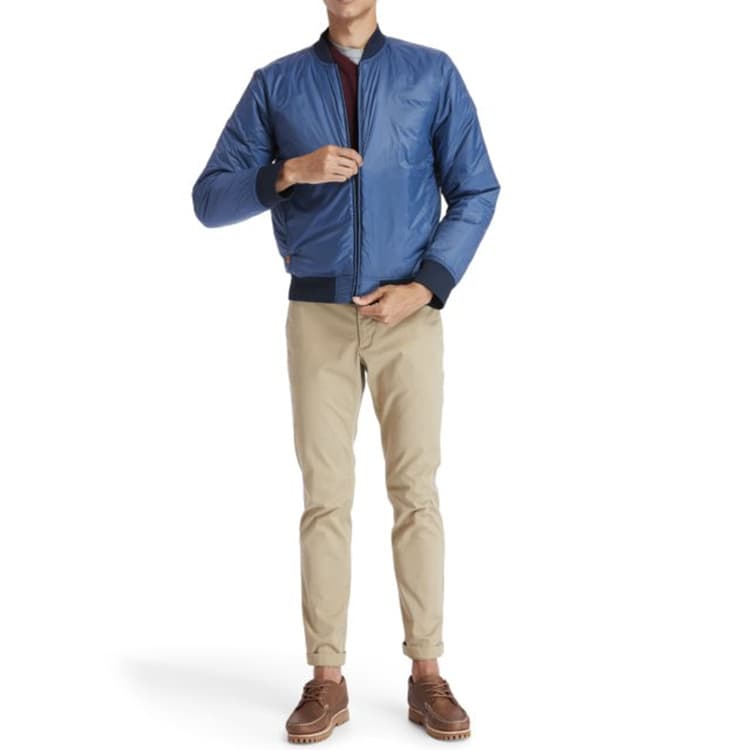 Куртки-пуховики Timberland мужские темно-сапфировые