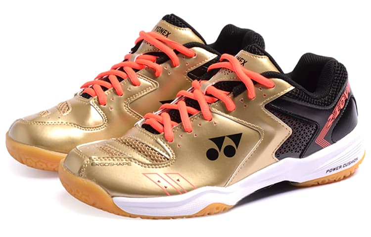 YONEX Power Cushion Обувь для бадминтона Унисекс Низкий верх Черный/Золотой