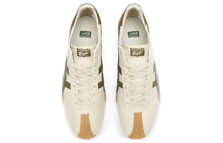 Asics Onitsuka Tiger Runspark Бежевый Оливковый Зеленый Горчичный Желтый