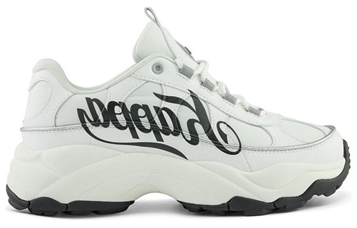 Kappa Амортизаторы Нескользящая Устойчивая к истиранию Низкая повседневная обувь Унисекс Белый