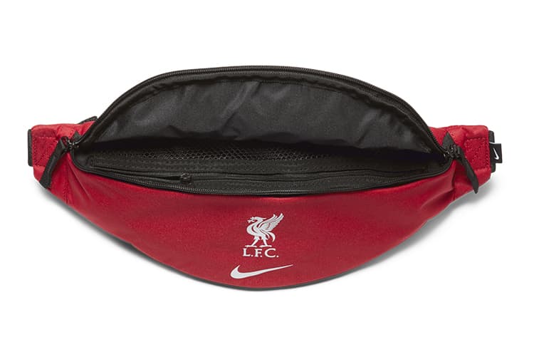 Поясная сумка Nike из полиэстера, стандартный унисекс, красный/черный/белый