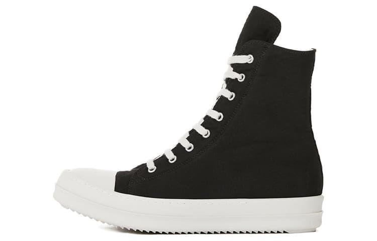Rick Owens DRKSHDW High Top Stylish Skateboarding Shoes Men's Black