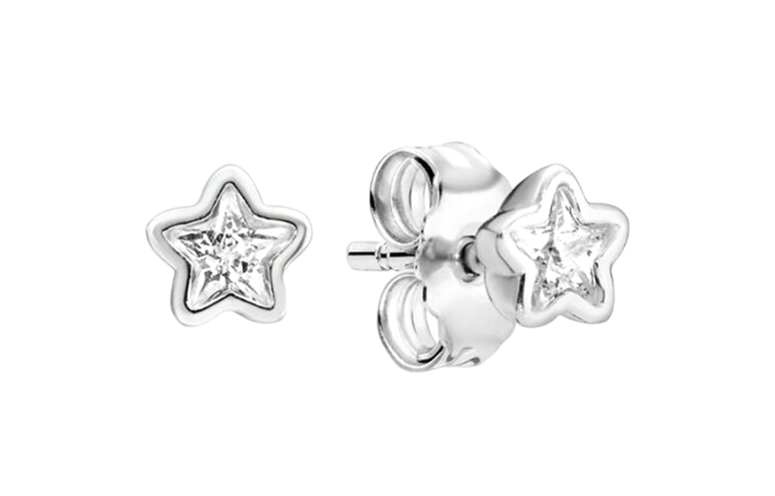 Серьги Pandora из стерлингового серебра 925 пробы, женское серебро