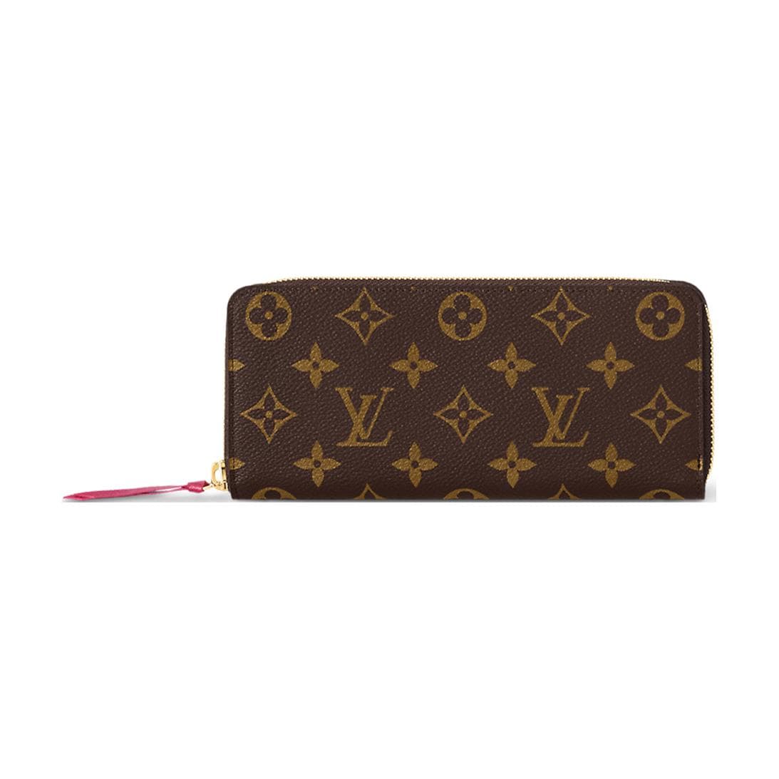 LOUIS VUITTON Clemence Wallet Monogram Fuchsia