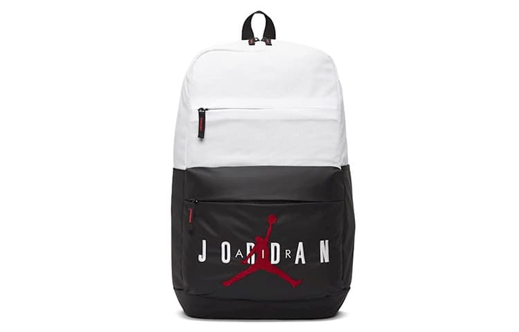 Jordan Polyester Backpack Regular Unisex Black White