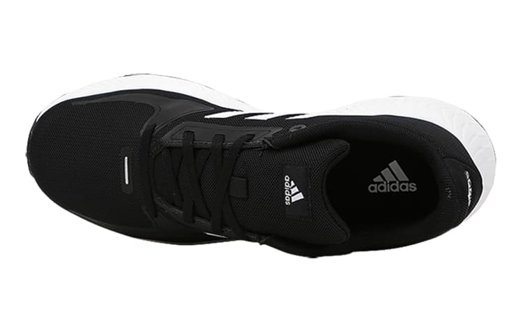 Adidas Neo Runfalcon 2.0 J Универсальные спортивные амортизаторы Низкие кроссовки Черный Белый Детский