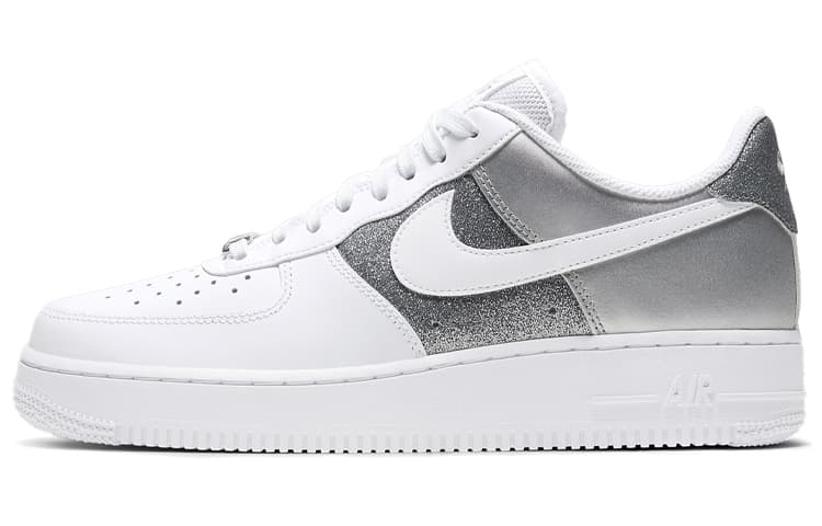 Nike Air Force 1 Low 07 White Metallic Silver Women's