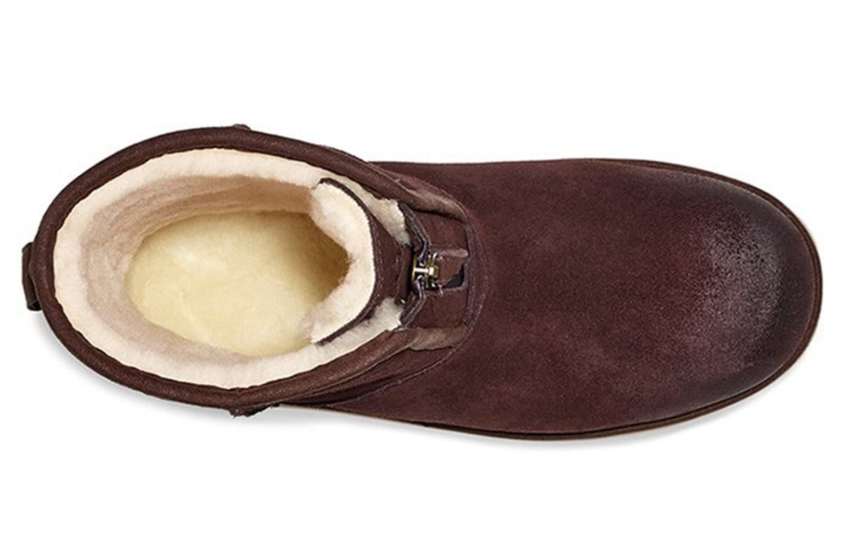 Классические короткие ботинки UGG на молнии спереди, 'Stout Brown'