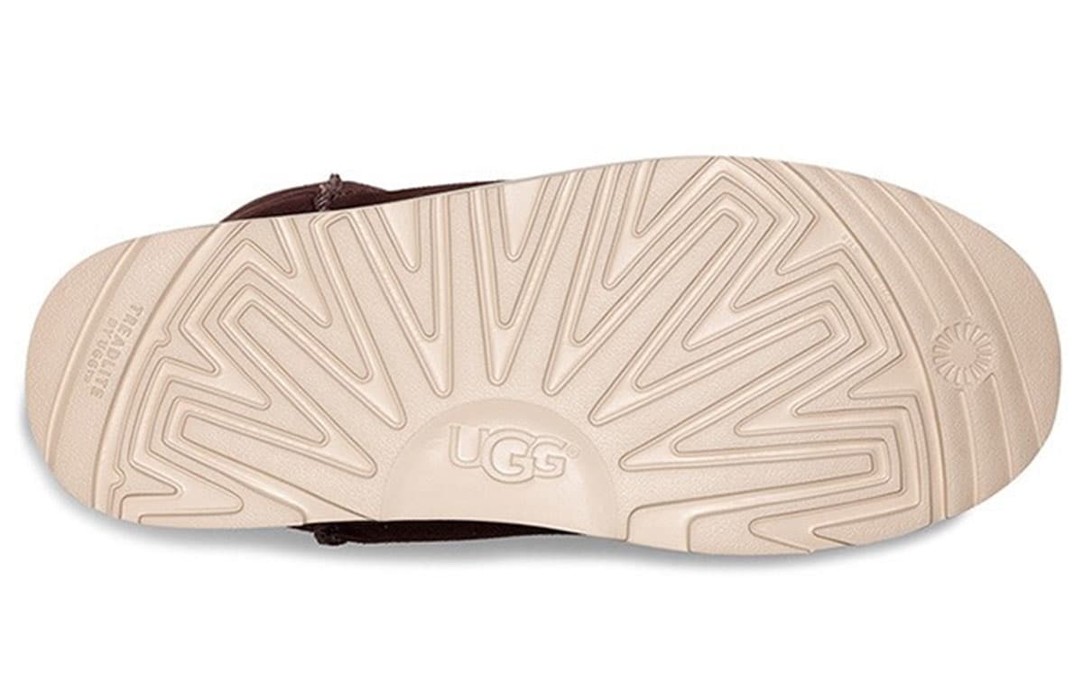 Классические короткие ботинки UGG на молнии спереди, 'Stout Brown'