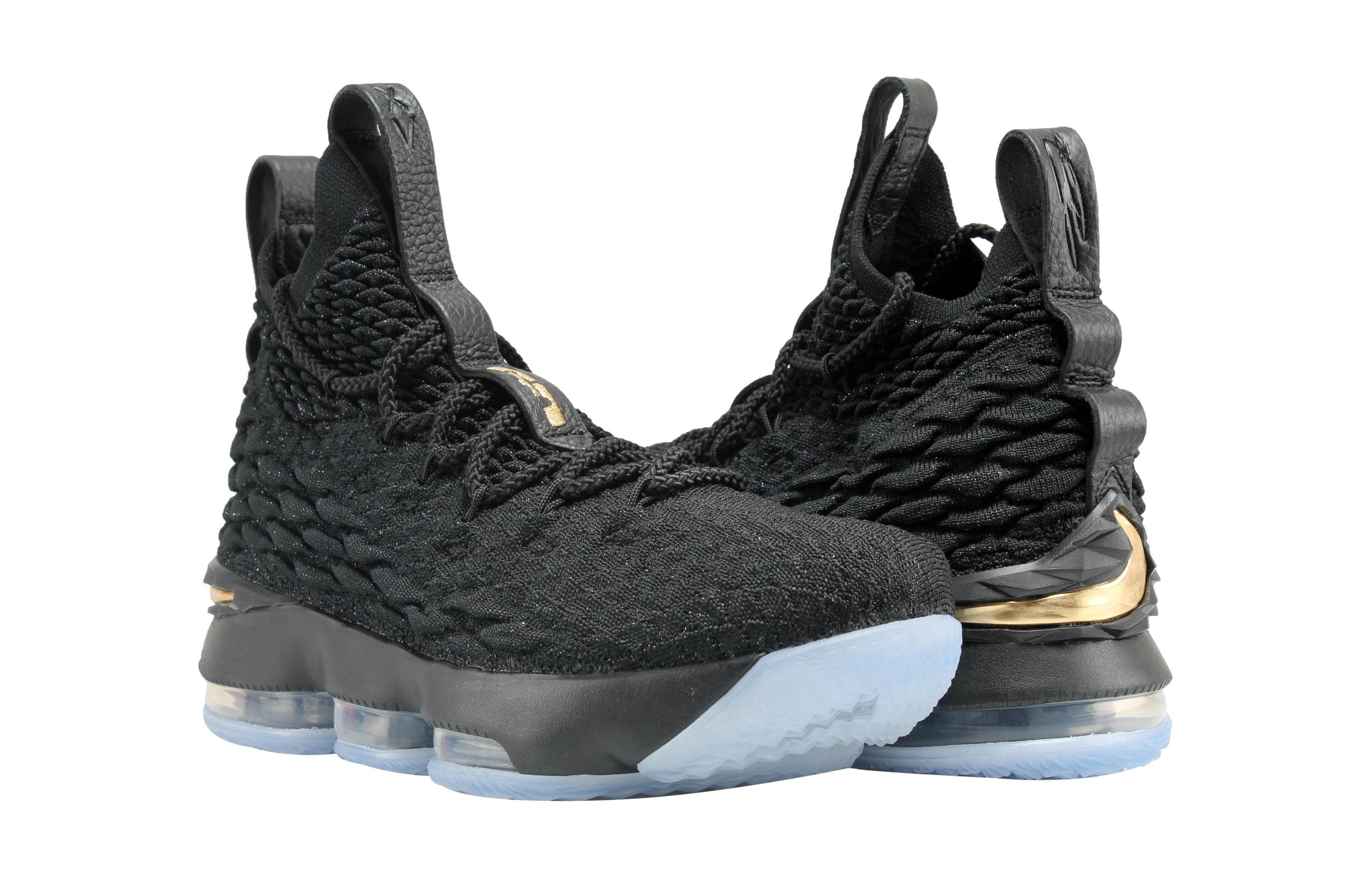 Nike LeBron 15 Черный Металлик Золото GS