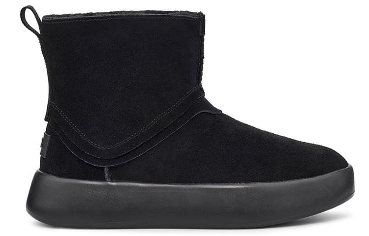 Черные женские угги Classic Boom Boot с флисовой подкладкой