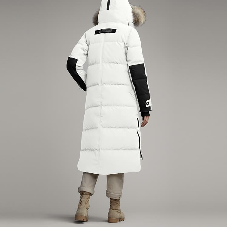 Пуховик Canada Goose Aldridge Series Зимний женский Beichen Белый