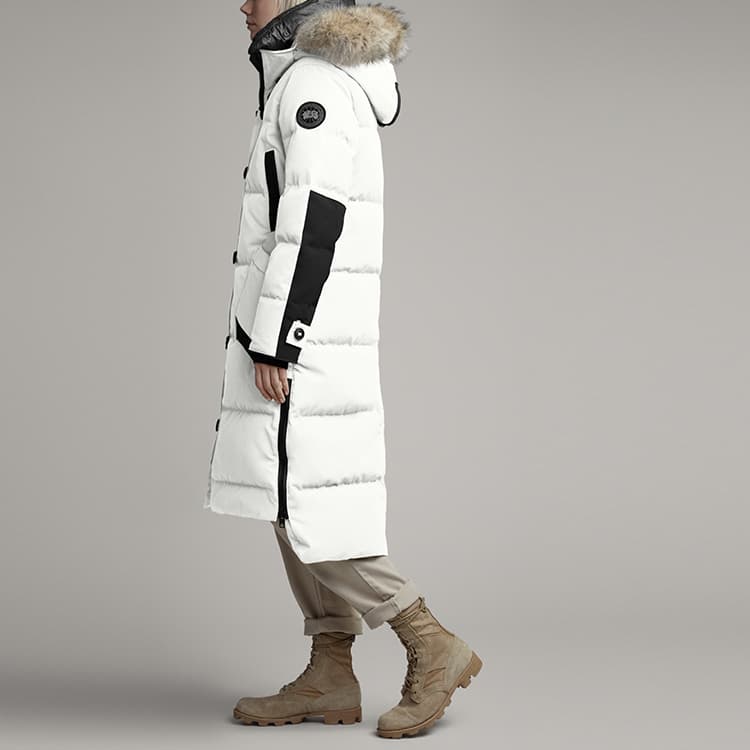 Пуховик Canada Goose Aldridge Series Зимний женский Beichen Белый