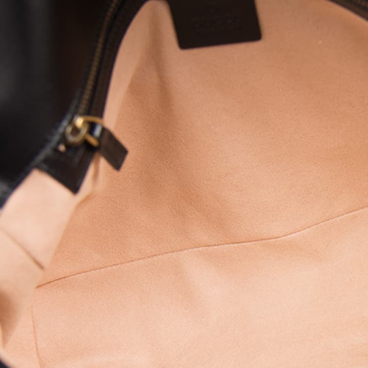 GUCCI GG Marmont Стеганая кожаная сумка через плечо, сумка через плечо женская черная